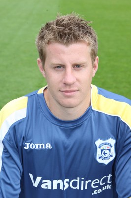 04.08.08 -  Cardiff City FC Squad 2008-09 season Cardiff City's Paul Parry  