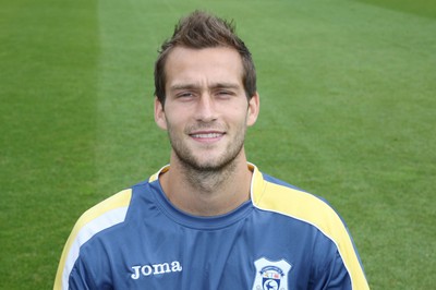 04.08.08 -  Cardiff City FC Squad 2008-09 season Cardiff City's Roger Johnson  