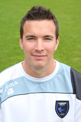 04.08.08 -  Cardiff City FC Squad 2008-09 season Stefan Burnett 