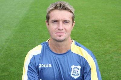 04.08.08 -  Cardiff City FC Squad 2008-09 season Cardiff City's Steve McPhail 