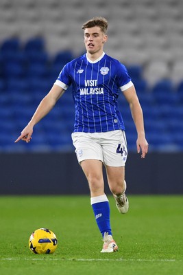 021225 -  Cardiff City v AFC Wimbledon - Vertu Trophy - Dylan Lawlor of Cardiff City
