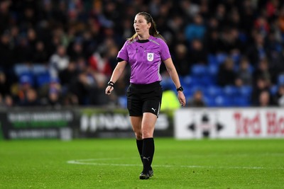 021225 -  Cardiff City v AFC Wimbledon - Vertu Trophy - Referee, Abigail Byrne 