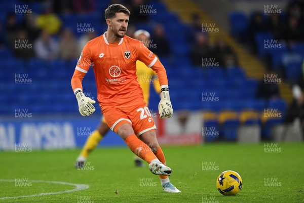 021225 -  Cardiff City v AFC Wimbledon - Vertu Trophy - Joe McDonnell of Wimbledon