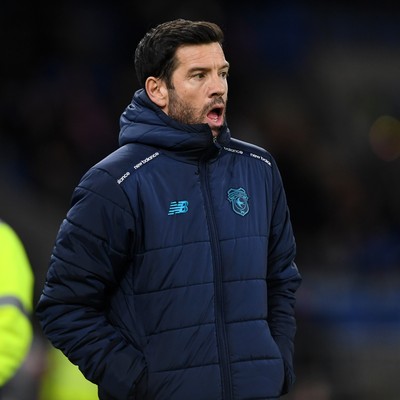 170226 - Cardiff City v AFC Wimbledon - Sky Bet League 1 - Brian Barry-Murphy, Cardiff City Manager