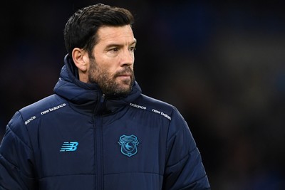 170226 - Cardiff City v AFC Wimbledon - Sky Bet League 1 - Brian Barry-Murphy, Cardiff City Manager