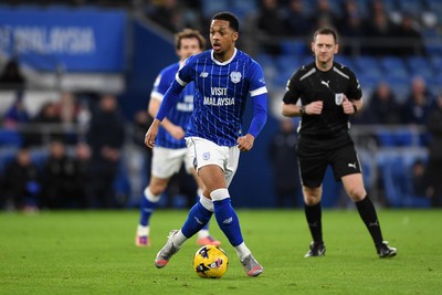 170226 - Cardiff City v AFC Wimbledon - Sky Bet League 1 - Chris Willock of Cardiff City