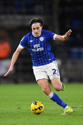 170226 - Cardiff City v AFC Wimbledon - Sky Bet League 1 - Joel Colwill of Cardiff City