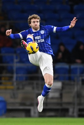 170226 - Cardiff City v AFC Wimbledon - Sky Bet League 1 - Calum Chambers of Cardiff City