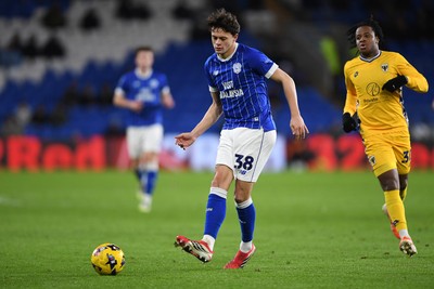 170226 - Cardiff City v AFC Wimbledon - Sky Bet League 1 - Perry NG of Cardiff City