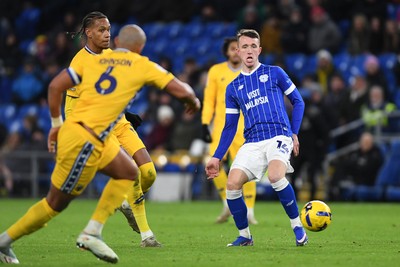 170226 - Cardiff City v AFC Wimbledon - Sky Bet League 1 - David Turnbull of Cardiff City