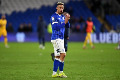 170226 - Cardiff City v AFC Wimbledon - Sky Bet League 1 - Callum Robinson of Cardiff City