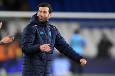 170226 - Cardiff City v AFC Wimbledon - Sky Bet League 1 - Brian Barry-Murphy, Cardiff City Manager at full time