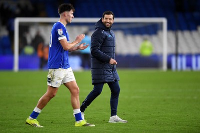 170226 - Cardiff City v AFC Wimbledon - Sky Bet League 1 - Brian Barry-Murphy, Cardiff City Manager at full time