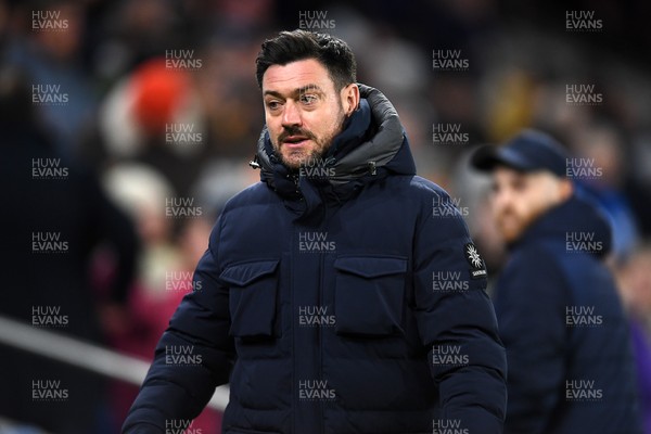 170226 - Cardiff City v AFC Wimbledon - Sky Bet League 1 - Johnnie Jackson, Wimbledon Manager