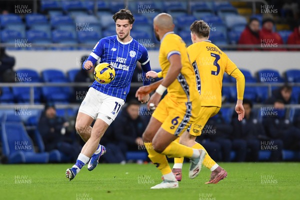 170226 - Cardiff City v AFC Wimbledon - Sky Bet League 1 - Ollie Tanner of Cardiff City