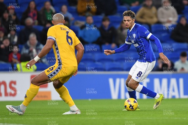 170226 - Cardiff City v AFC Wimbledon - Sky Bet League 1 - Omari Kellyman of Cardiff City