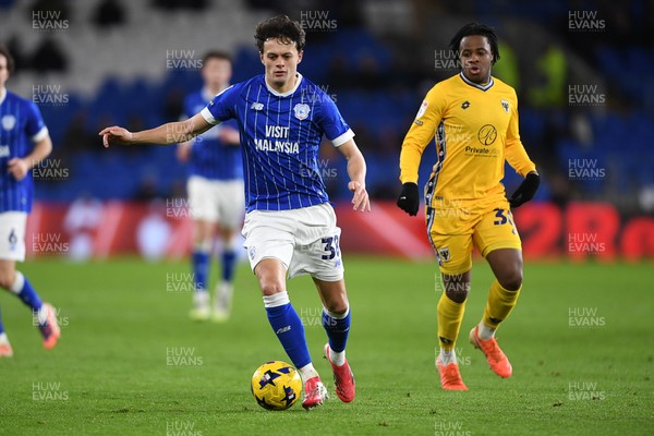 170226 - Cardiff City v AFC Wimbledon - Sky Bet League 1 - Perry NG of Cardiff City 