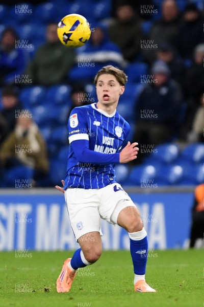 170226 - Cardiff City v AFC Wimbledon - Sky Bet League 1 - Cian Ashford of Cardiff City