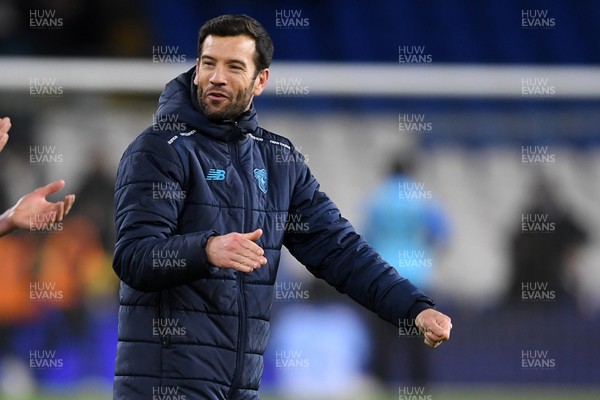 170226 - Cardiff City v AFC Wimbledon - Sky Bet League 1 - Brian Barry-Murphy, Cardiff City Manager at full time