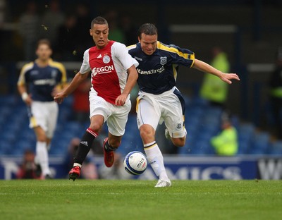 01.08.08 -  Cardiff City v AFC Ajax, Pre-season friendly. Cardiff City's Gavin Rae takes on Ajax's Ismail Aissati   