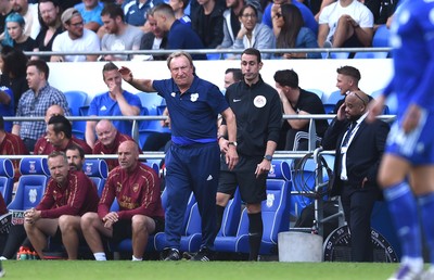 020918 - Cardiff City v Arsenal - Premier League - Cardiff City manager Neil Warnock