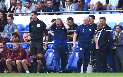 020918 - Cardiff City v Arsenal - Premier League - Cardiff City manager Neil Warnock