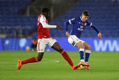 111125 - Cardiff City v Arsenal U21 - Vertu Trophy - Troy Perrett of Cardiff City 