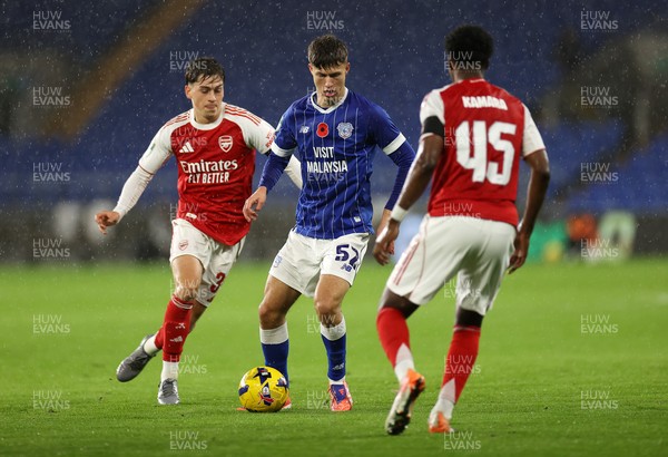 111125 - Cardiff City v Arsenal U21 - Vertu Trophy - Troy Perrett of Cardiff City 