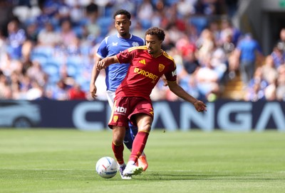 010826 - Cardiff City v AS Roma - Pre Season Friendly - Devyne Rensch of Roma 