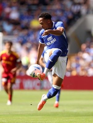010826 - Cardiff City v AS Roma - Pre Season Friendly - Chris Willock of Cardiff 