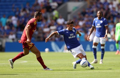 010826 - Cardiff City v AS Roma - Pre Season Friendly - Alex Robertson of Cardiff 