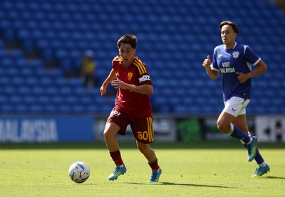 010826 - Cardiff City v AS Roma - Pre Season Friendly - Mattia Mannini of Roma 