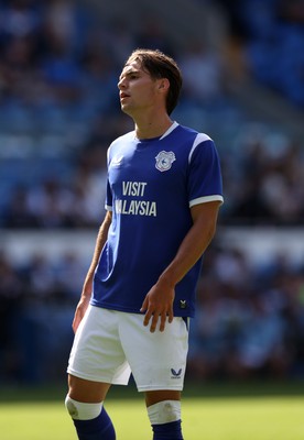 010826 - Cardiff City v AS Roma - Pre Season Friendly - Cian Ashford of Cardiff 