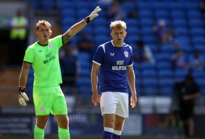 010826 - Cardiff City v AS Roma - Pre Season Friendly - Eli King of Cardiff 