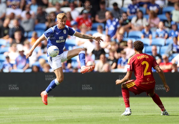 010826 - Cardiff City v AS Roma - Pre Season Friendly - Joel Bagan of Cardiff 