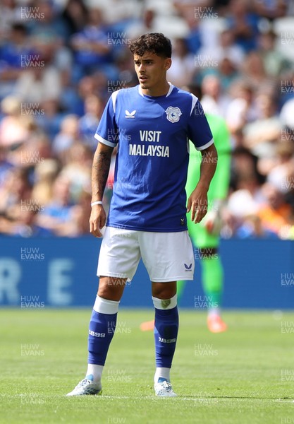 010826 - Cardiff City v AS Roma - Pre Season Friendly - Alex Robertson of Cardiff 