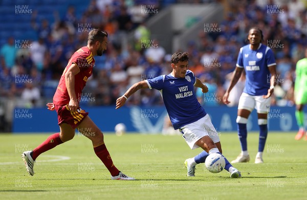 010826 - Cardiff City v AS Roma - Pre Season Friendly - Alex Robertson of Cardiff 