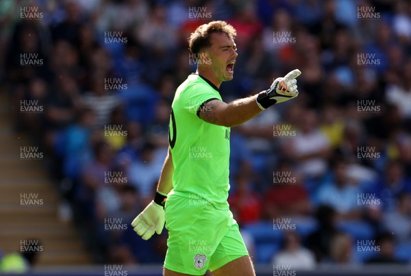 010826 - Cardiff City v AS Roma - Pre Season Friendly - Harry Tyrer of Cardiff 