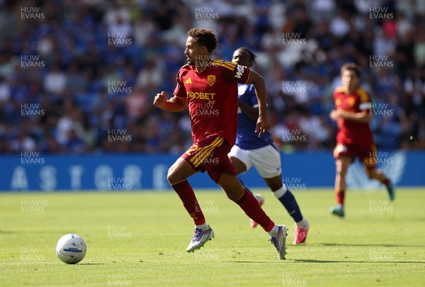 010826 - Cardiff City v AS Roma - Pre Season Friendly - Devyne Rensch of Roma 