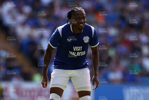 010826 - Cardiff City v AS Roma - Pre Season Friendly - Gabriel Osho of Cardiff 