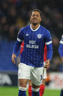 270126 - Cardiff City v Barnsley, EFL Sky Bet League 1 - Chris Willock of Cardiff City celebrates after scoring goal