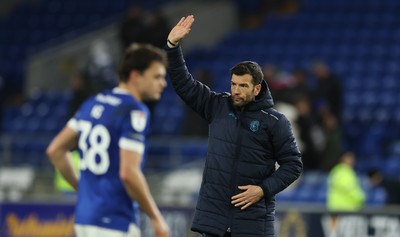 270126 - Cardiff City v Barnsley, EFL Sky Bet League 1 - Cardiff City head coach Brian Barry-Murphy at the end of the match
