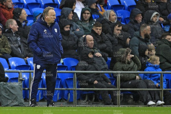 021119 - Cardiff City v Birmingham City, Sky Bet Championship -  Cardiff City Manager Neil Warnock during the match