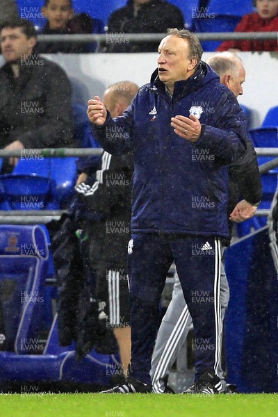 021119 - Cardiff City v Birmingham City, Sky Bet Championship - Cardiff City Manager Neil Warnock during the match