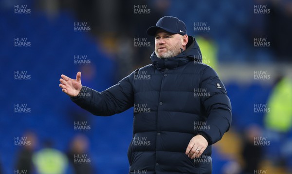 131223 - Cardiff City v Birmingham City, EFL Sky Bet Championship - Birmingham City manager Wayne Rooney applauds the fans at the end of the match
