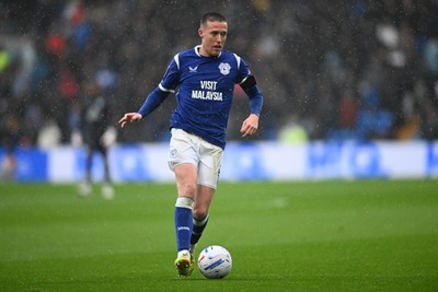 241026 - Cardiff City v Birmingham City - Sky Bet Championship - Jack Moylan of Cardiff City
