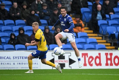 241026 - Cardiff City v Birmingham City - Sky Bet Championship - Ollie Tanner of Cardiff City