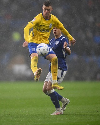 241026 - Cardiff City v Birmingham City - Sky Bet Championship - Jay Stansfield of Birmingham City