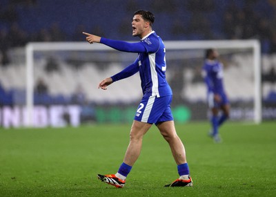 200224 - Cardiff City v Blackburn Rovers - SkyBet Championship - Ollie Tanner of Cardiff City 