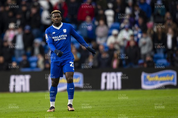 171222 - Cardiff City v Blackpool - Sky Bet Championship - Cedric Kipre of Cardiff City in action